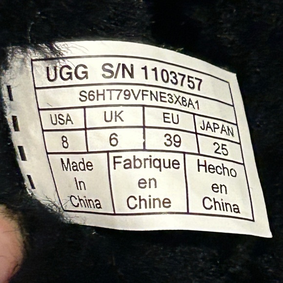 UGG Classic Lace Short boots black 8 - Picture 5 of 14